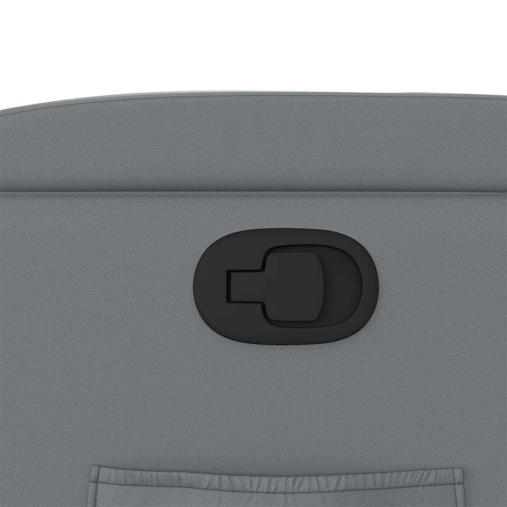 lænestol kunstlæder grå