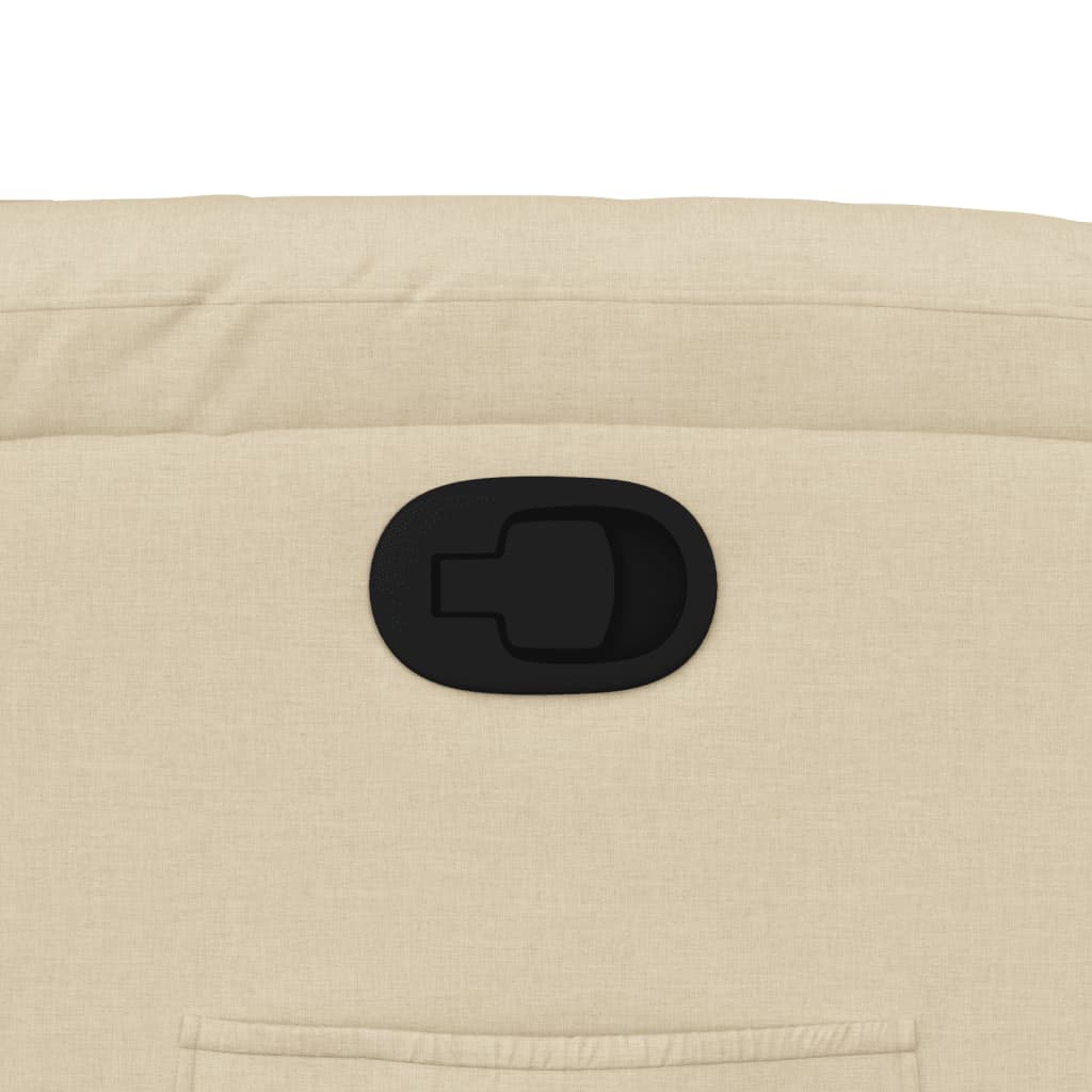 lænestol stof cremefarvet