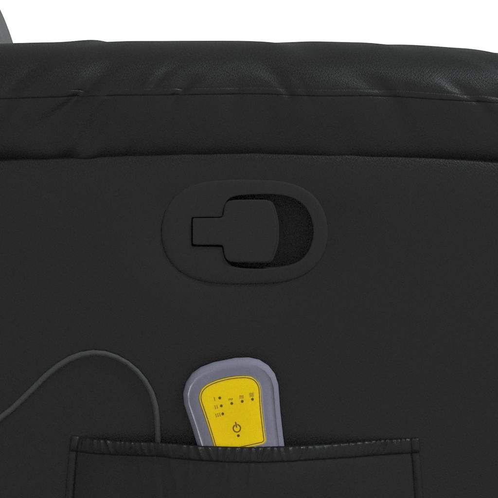 massagestol kunstlæder sort