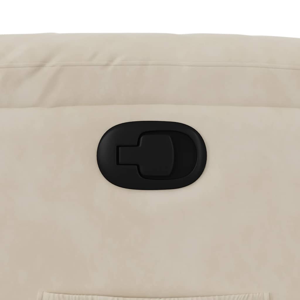 lænestol mikrofiberstof beige