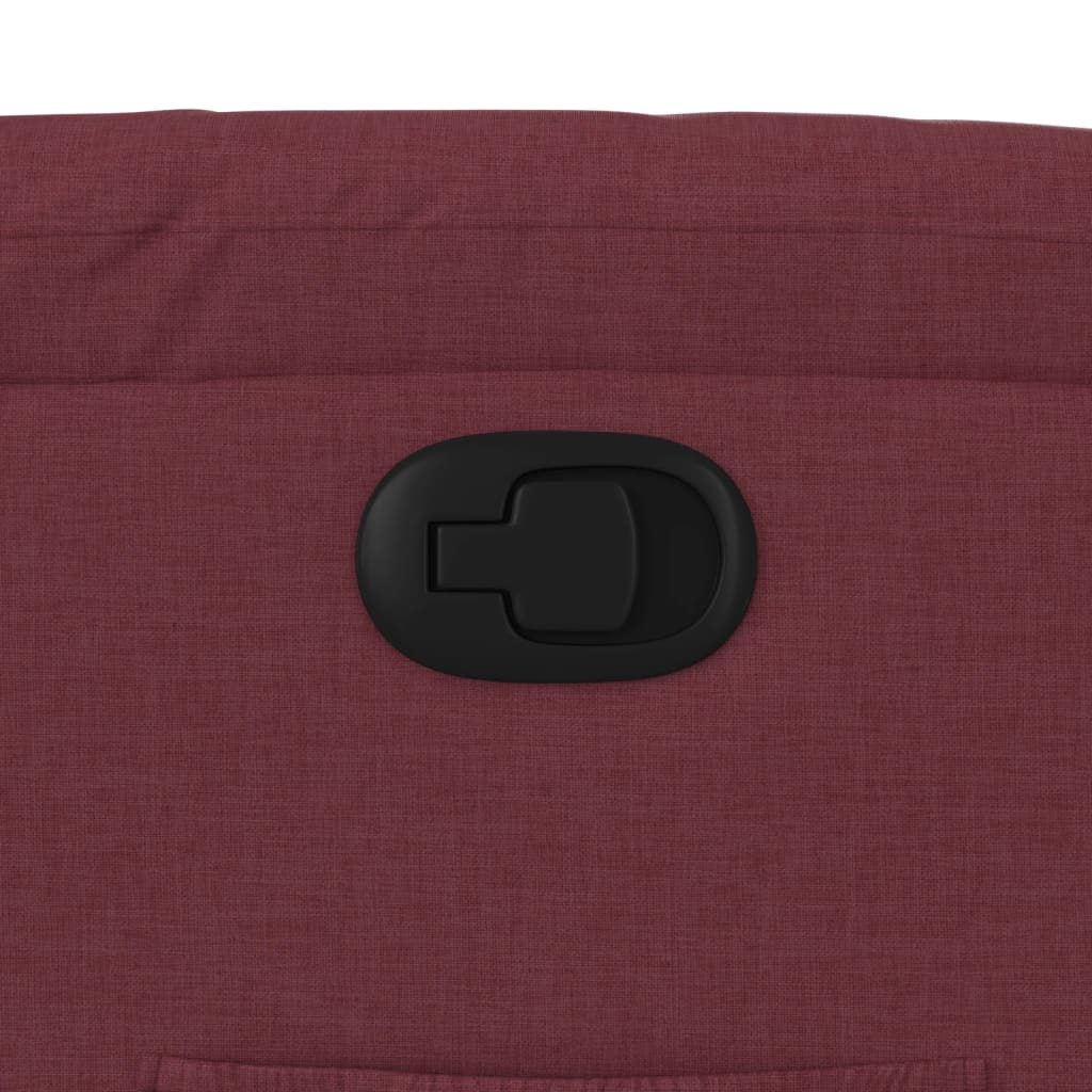 lænestol stof vinrød