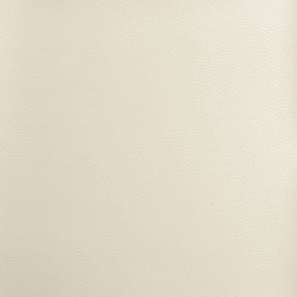 lænestol kunstlæder cremefarvet