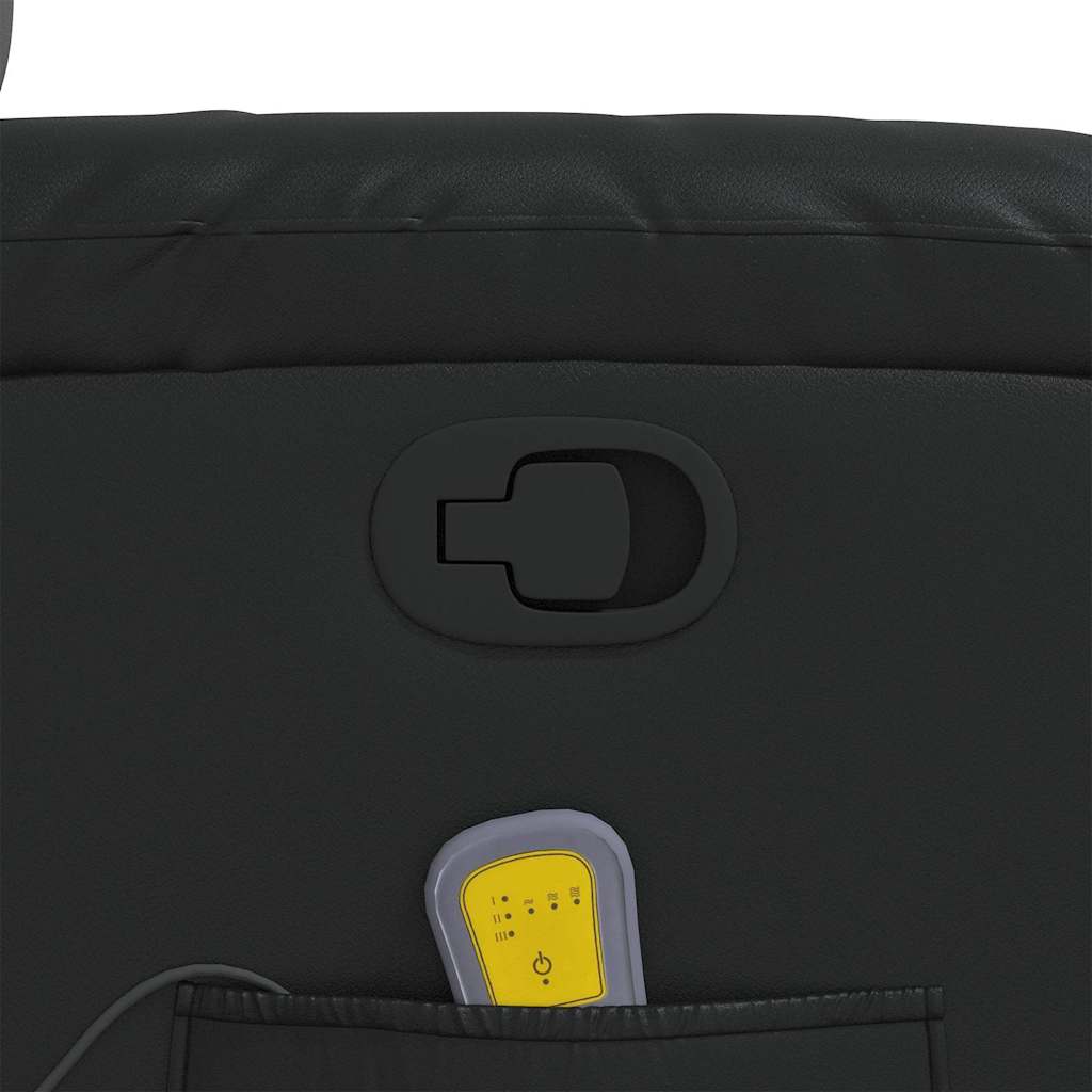 massagestol kunstlæder sort