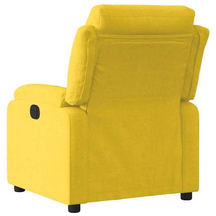 lænestol velour gul