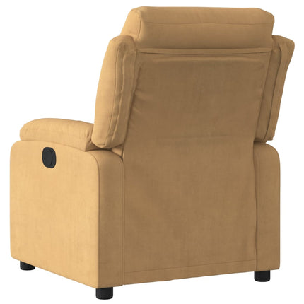 lænestol velour brun