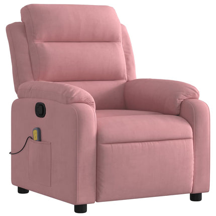 massagestol velour pink