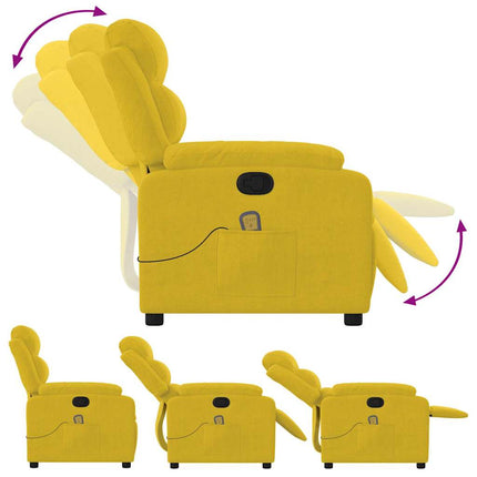 massagestol velour gul