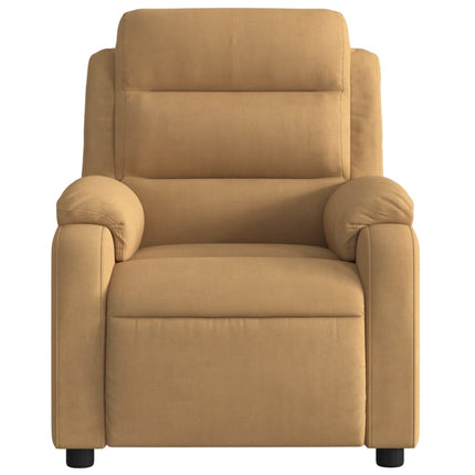 massagestol velour brun