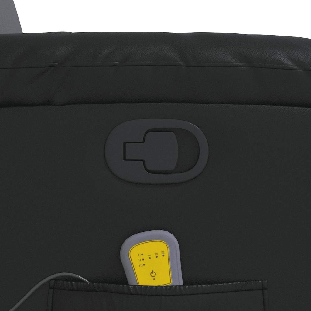 massagestol kunstlæder sort