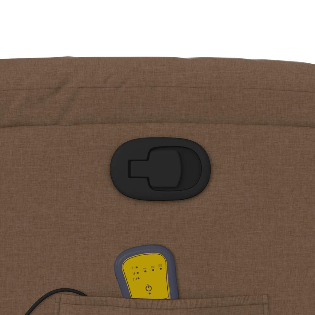 massagestol stof brun