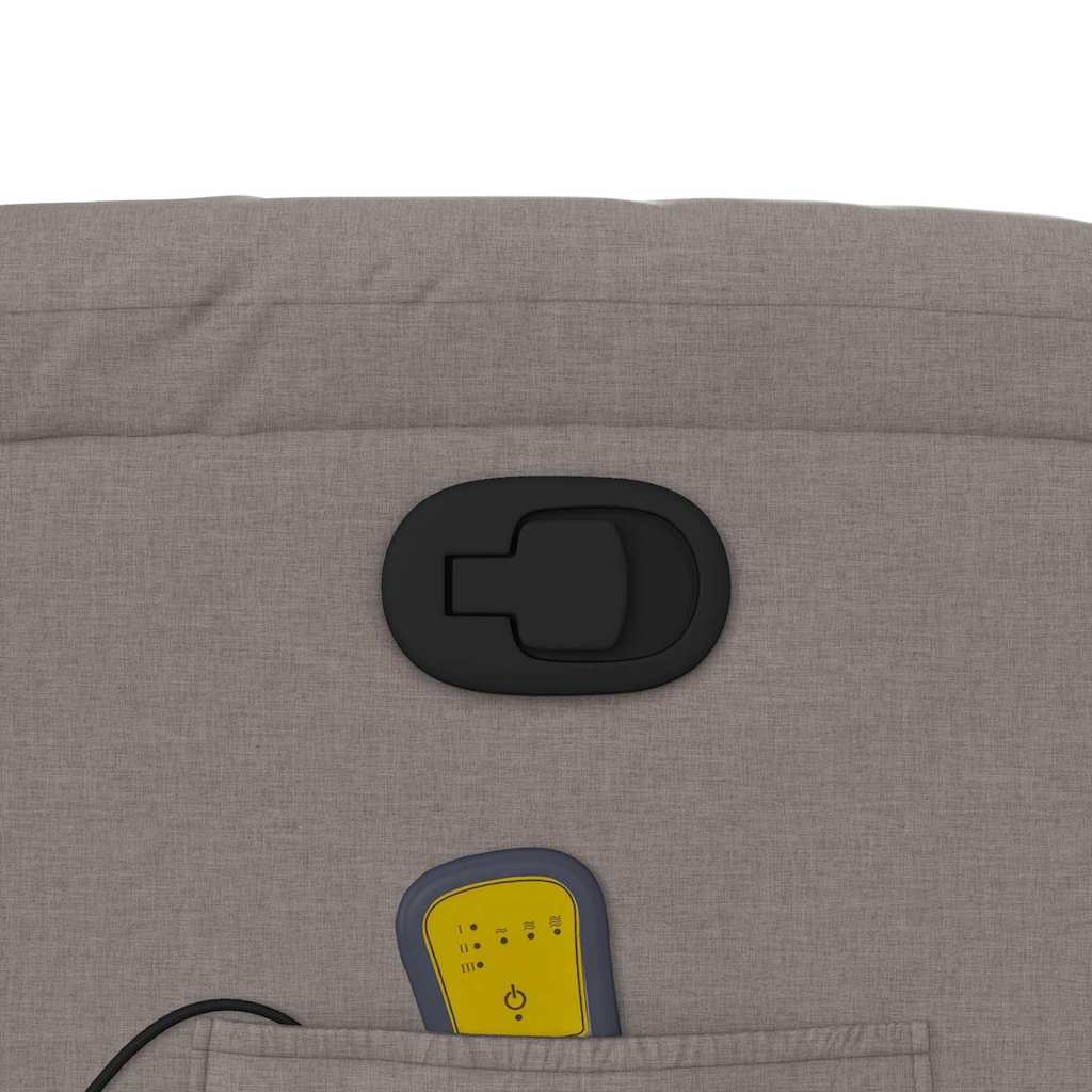 massagestol stof gråbrun