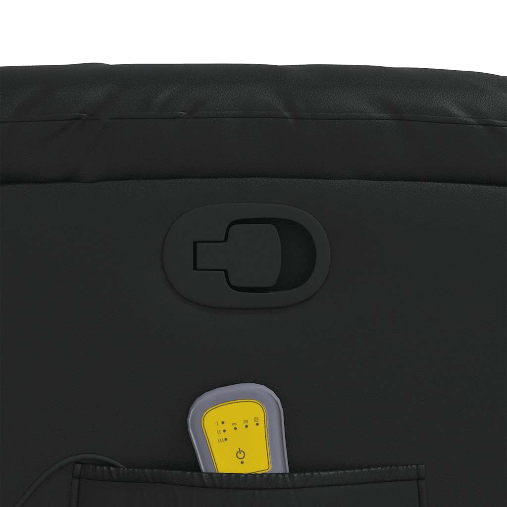 massagestol kunstlæder sort