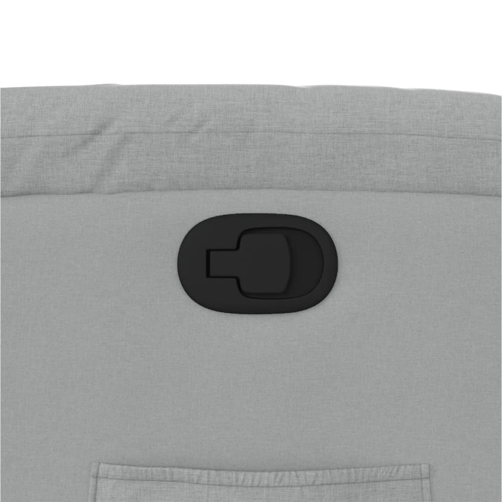 lænestol stof lysegrå