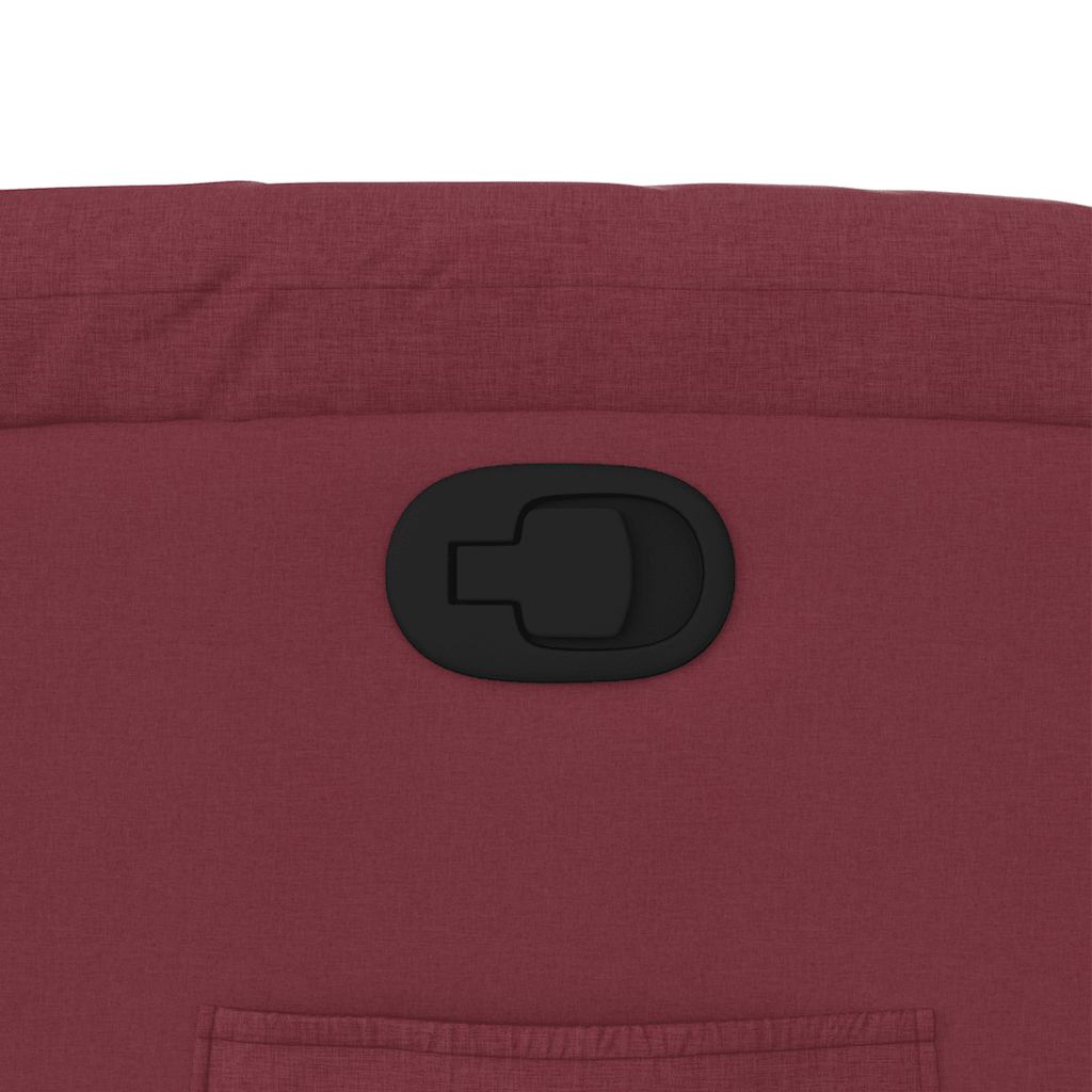 lænestol stof vinrød