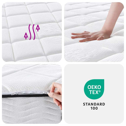 springmadras m. pocket-fjedre medium plus 140x190 cm