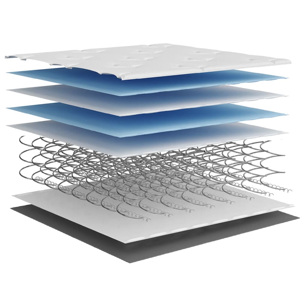 springmadras m. pocket-fjedre medium fasthed 140x190 cm