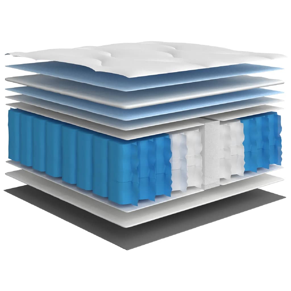springmadras med pocketfjedre 120x200 cm medium fast