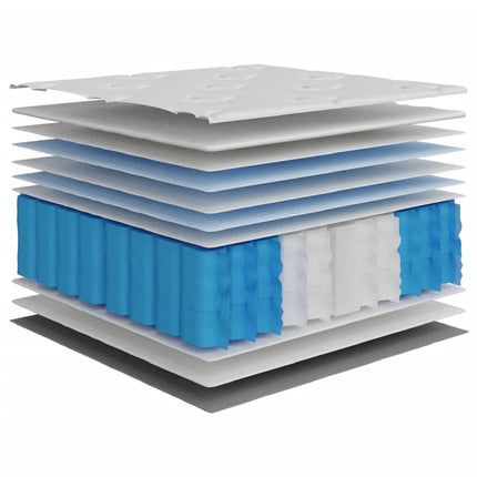 springmadras med pocketfjedre 90x200 cm medium