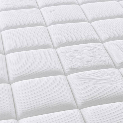 Madras med pocketfjedre Medium Plus 90 x 200 cm 33 cm Hvid