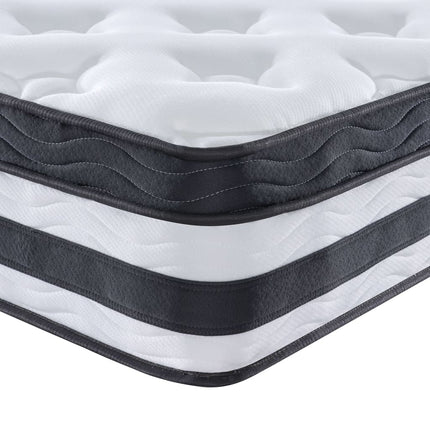 springmadras med pocketfjedre 90x200 cm medium