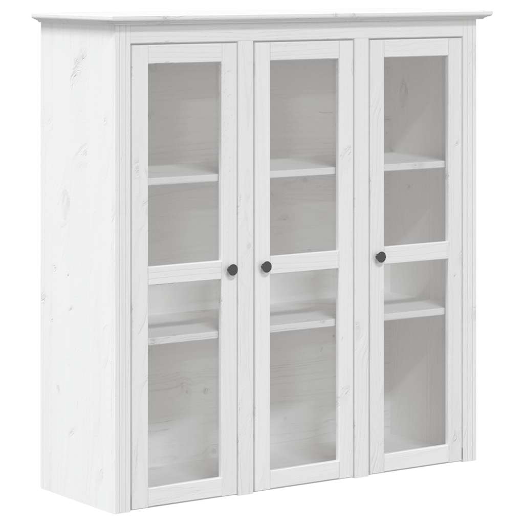 skænk BODO 115,5x43x200,5 cm massivt fyrretræ hvid