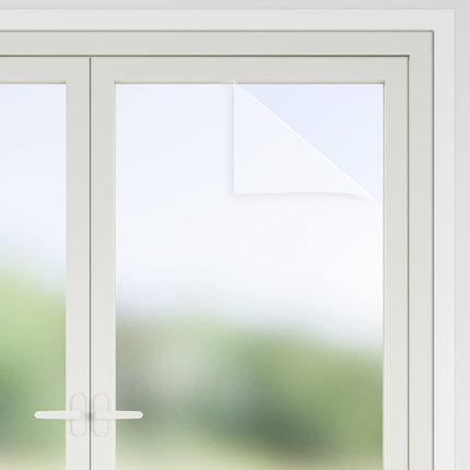 vinduesfolie PVC matteret hvid