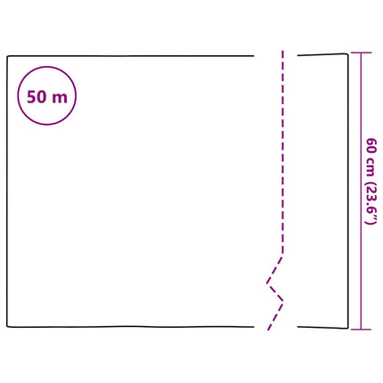 vinduesfolie stribet PVC matteret