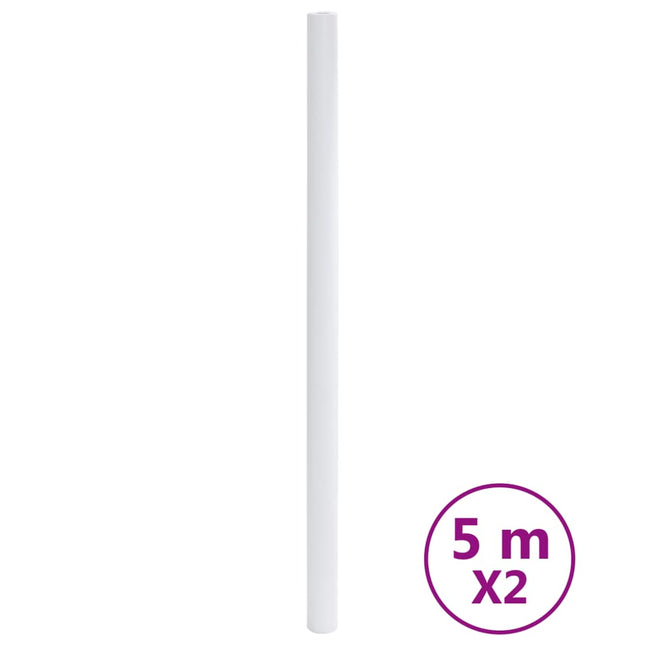 selvklæbende folie til møbler 90x500 cm PVC mat hvid