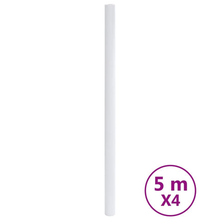 selvklæbende folie til møbler 90x500 cm PVC mat hvid
