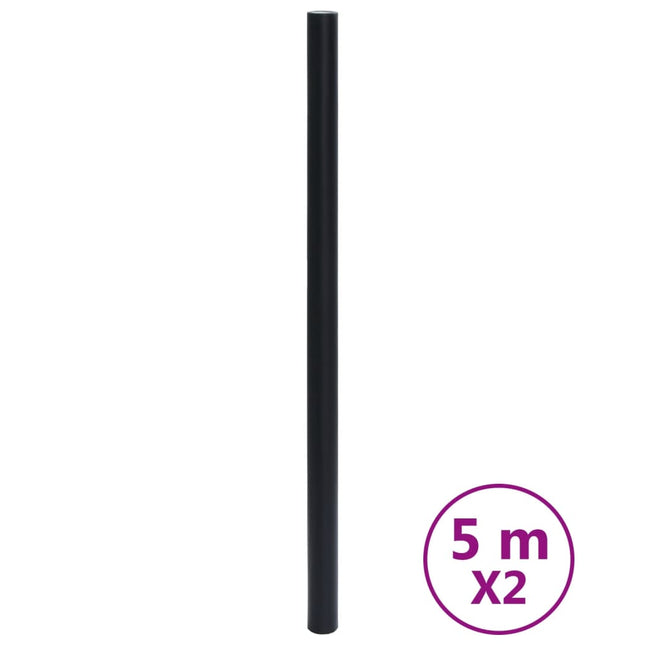 selvklæbende folie til møbler 90x500 cm PVC mat sort