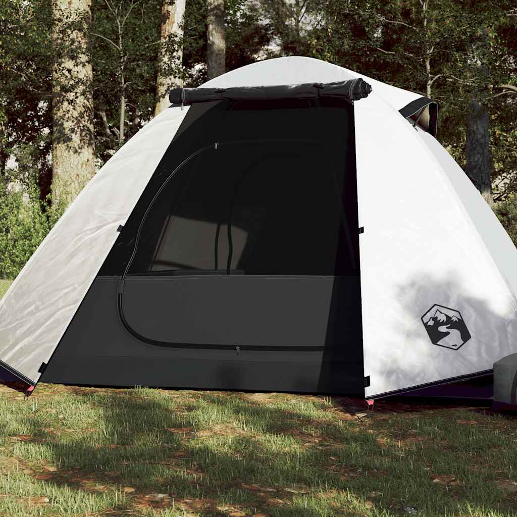 2-personers campingtelt vandtæt mørklægningsstof hvid billede