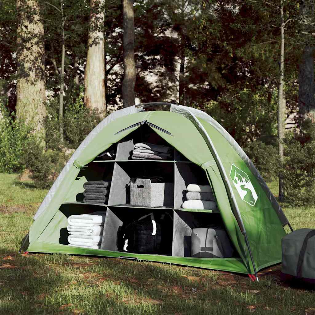 opbevaringstelt 9 rum vandtæt grøn