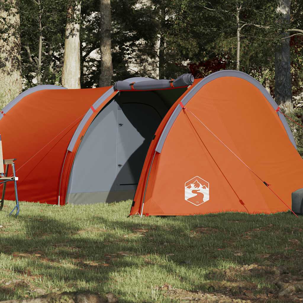 4-personers campingtelt vandtt orange