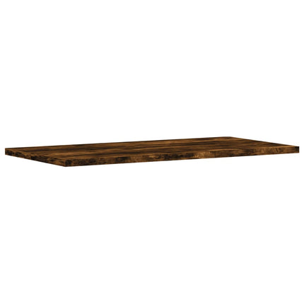 væghylder 4 stk. 60x30x1,5 cm konstrueret træ røget egetræ