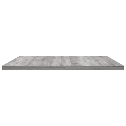 væghylder 4 stk. 60x40x1,5 cm konstrueret træ grå sonoma-eg
