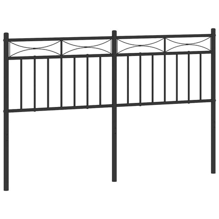 udskiftningsgavl 135 cm metal sort