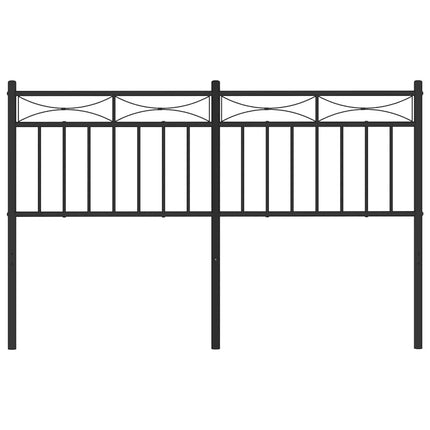 udskiftningsgavl 135 cm metal sort