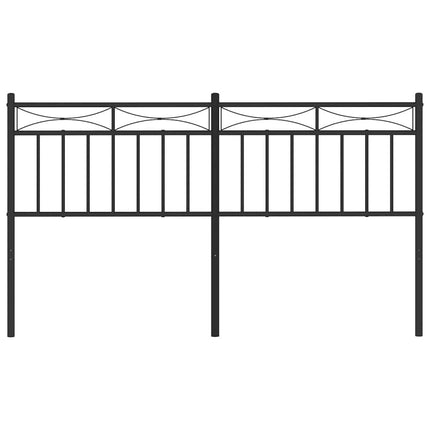 udskiftningsgavl 150 cm metal sort