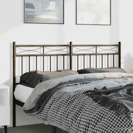 udskiftningsgavl 150 cm metal sort