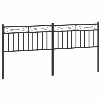 udskiftningsgavl 180 cm metal sort