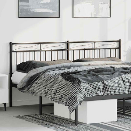 udskiftningsgavl 180 cm metal sort