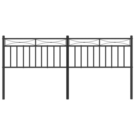udskiftningsgavl 193 cm metal sort