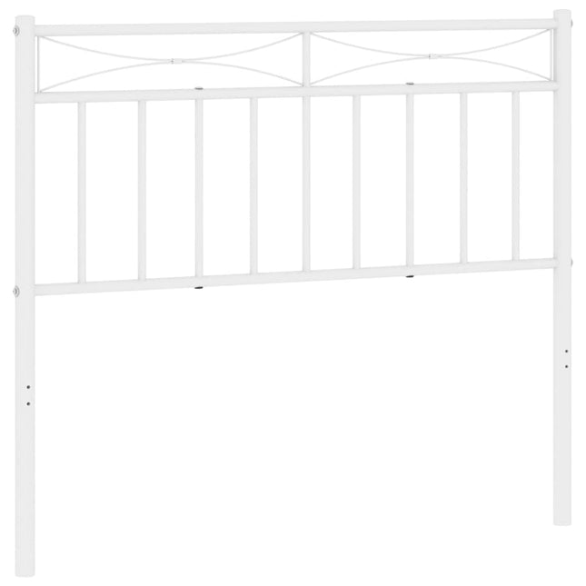 udskiftningsgavl 100 cm metal hvid