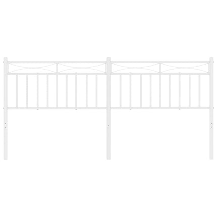 udskiftningsgavl 180 cm metal hvid