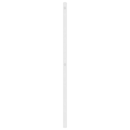 udskiftningsgavl 180 cm metal hvid