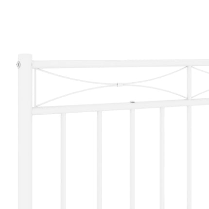 udskiftningsgavl 180 cm metal hvid