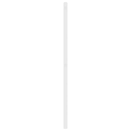 udskiftningsgavl 193 cm metal hvid