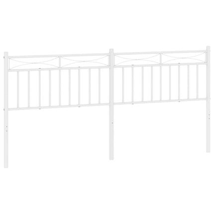 udskiftningsgavl 200 cm metal hvid