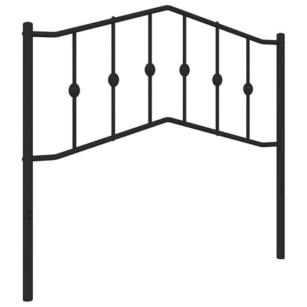 udskiftningsgavl 100 cm metal sort