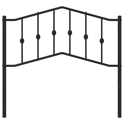 udskiftningsgavl 100 cm metal sort